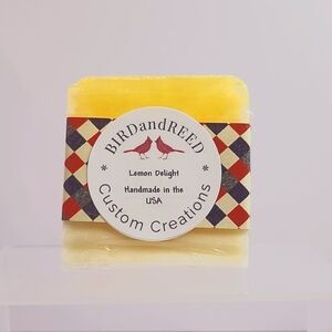 Hand Crafted Made in America Lemon Delight Soap 4 oz bar